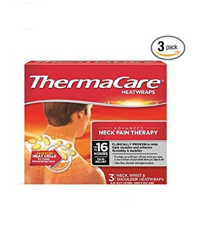 ThermaCare Air-Activated Heatwraps, Neck, Wrist & Shoulder, 3 HeatWraps (Pack of 3), Only $8.54, free shipping