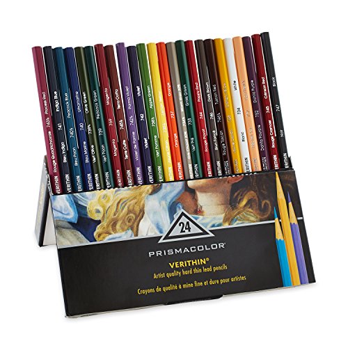 Prismacolor Verithin 24色彩色铅笔， 原价$14.49，现仅售$10.49