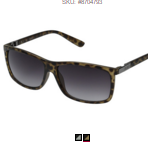 6PM has GUESS GU0118F Sunglasses for only $14.99, Free Shipping with order over $50