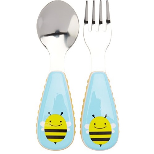 Skip Hop ZOOtensils Fork and Spoon, Bee, Only $4.99, You Save $1.01(17%)