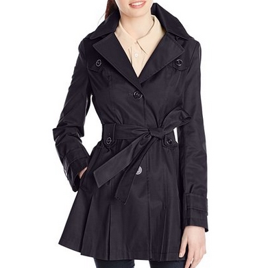 Via Spiga Women's Single-Breasted Belted Trench Coat with Hood $50.54 FREE Shipping