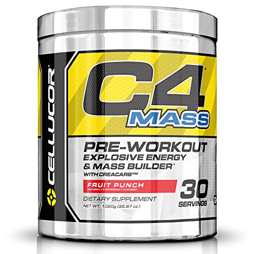 Cellucor C4 Mass Pre Workout Muscle Builder Supplement, Fruit Punch, 30 Servings, Only $30.88, free shipping after using SS