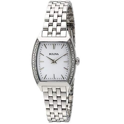 Bulova Women's 96R196 Analog Display Japanese Quartz Watch, Only $146.69, You Save $452.31(76%)