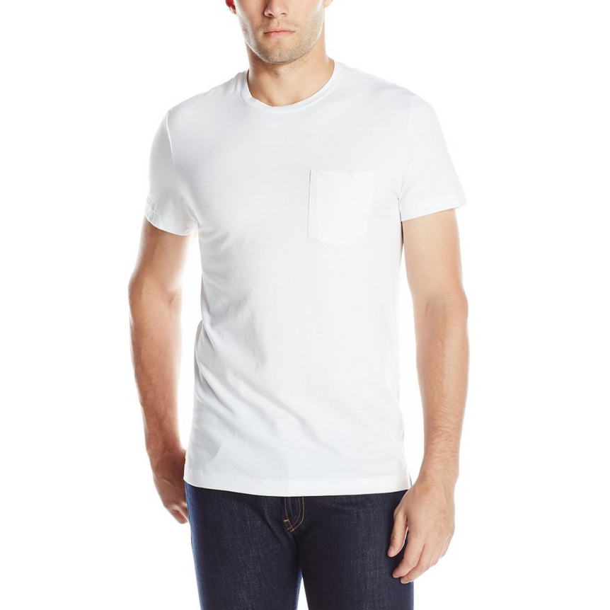 Kenneth Cole New York Men's Cotton Tech Crew, White, Small, Only $10.68, You Save $28.32(73%)