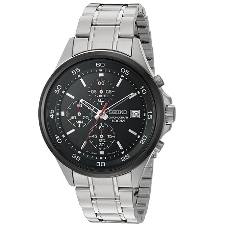 Seiko Quartz Stainless Steel Dress Watch, Color:Silver-Toned (Model: SKS491), Only $65.99, free shipping