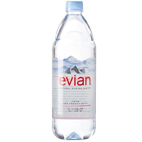 evian Natural Spring Water, Naturally Filtered Spring Water in Large Bottles, 33.81 Fl Oz (Pack of 12), Only $16.07, free shipping after using SS