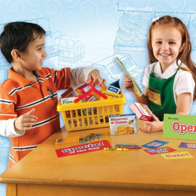 史低价！Learning Resources 角色扮演超市玩具套装，原价$24.99，现仅售$9.99