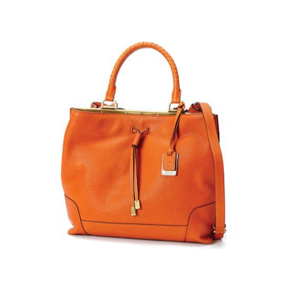 FRYE Fay Drawstring Framed Bag, Orange, One Size, Only $148.64, You Save $349.36(70%)，Free Shipping