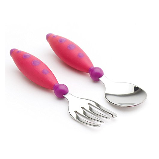 Gerber Graduates Safety Fork and Spoon Set in Assorted Colors, 2-Piece Set, Only $3.61, You Save $0.68(16%)