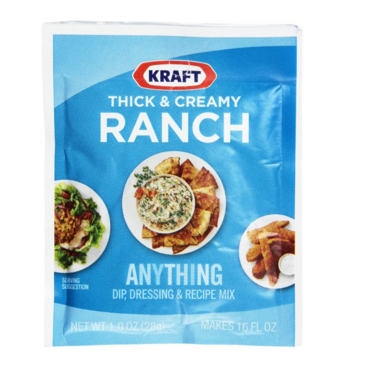 销售冠军：Kraft Ranch Dip 牧场蘸料，醇香浓厚，1 盎司，原价$6.44，点击coupon现仅售$0.99,免运费！