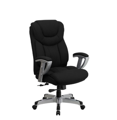 HERCULES Series 400 lb. Capacity Big & Tall Black Fabric Executive Swivel Office Chair with Height & Width Adjustable Arms, Only $186.99, You Save $335.01(64%)