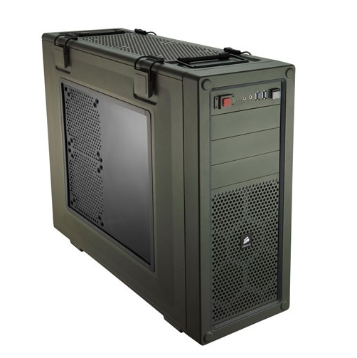 Corsair Vengeance Series Military Green C70 Mid Tower Computer Case (CC-9011018-WW), Only $57.99, You Save $72.00(55%)