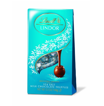 Lindt LINDOR Sea Salt Milk Chocolate Truffles, 5.1 Ounce, Only $1.41, You Save $2.63(65%)