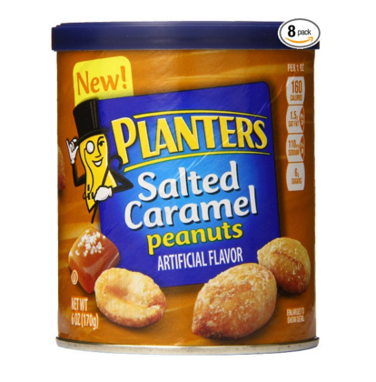 Planters Peanuts, Salted Caramel, 6 Ounce (Pack of 8), Only $8,29