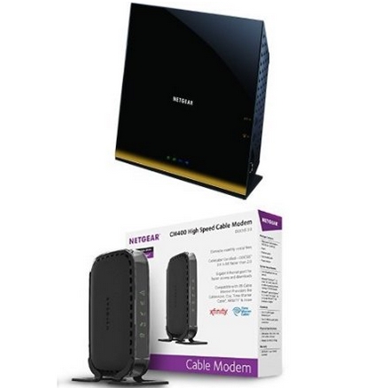 NETGEAR Smart WiFi Router AC1750 Dual Band Gigabit & High Speed DOCSIS 3.0 Cable Modem Bundle $69.98 FREE Shipping