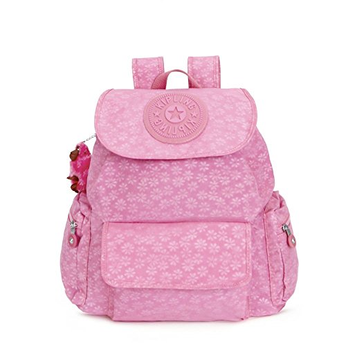 Kipling Women's Kirsty Ii Drawstring Backpack One Size Pnk Macaron Embsd Daisies, Only $55.99