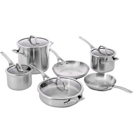 Calphalon 10-Piece AccuCore Stainless Steel Cookware Set $399.95 FREE Shipping