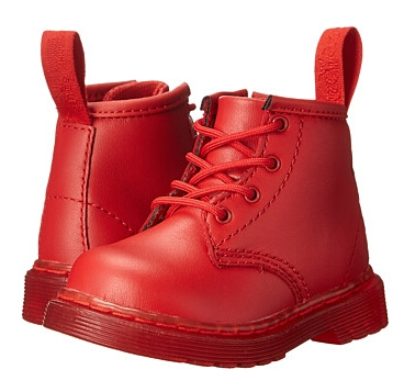 Dr. Martens馬丁博士 Brooklee B系列幼童款馬丁靴 紅色款 特價僅售$19.99