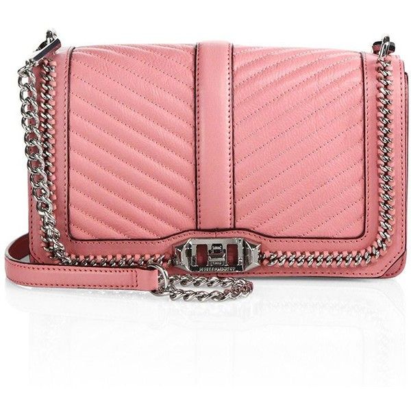 Rebecca Minkoff Chevron Quilted Love Leather Crossbody Bag  $227.50
