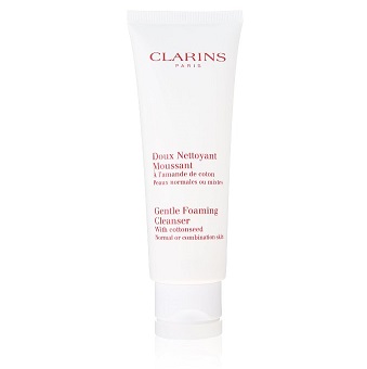 Clarins Gentle Foaming Cleanser with Cottonseed for Unisex, Normal to Combination Skin, 4.4 Ounce, Only $15.67, free shipping after using SS