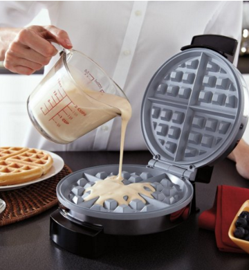 史低價！Oster CKSTWF1502-ECO DuraCeramic Waffle陶瓷塗層華夫餅機，原價$24.10,現價$14.99