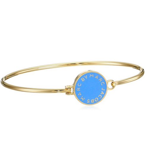 MARK BY MARC JACOBS Conch Blue Skinny Cuff Bracelet, Only $36.40, You Save $15.60(30%)