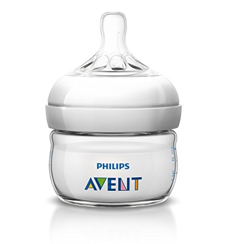 大降！白菜！Philips飞利浦 AVENT 新安怡 宽口径 新生儿 塑料奶瓶，2oz/ 260ml容量，2个， 原价$16.99，现仅售$4.85