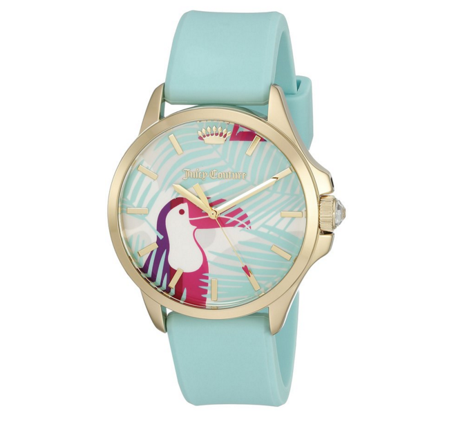 Juicy Couture 女士Jetsetter石英腕錶1901426，原價$145.00，現僅售$49.99，免運費！