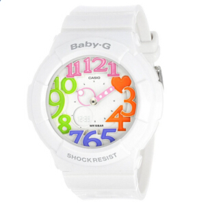 Casio Women's BGA-131-7B3CR Baby-G Analog Display Quartz White Watch  $69.97