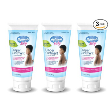 Hyland's Natural Diaper Rash Cream--Ointment for Baby, 2.5-Ounce (Pack of 3)    $13.48