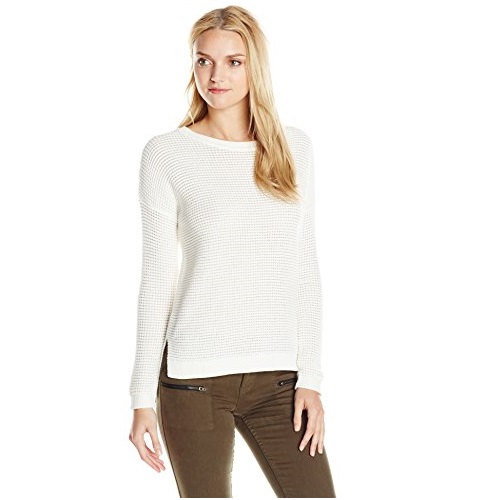 French Connection Women's Dinka Knits Sweater, Summer White, Medium, Only $31.44, You Save $66.56(68%)