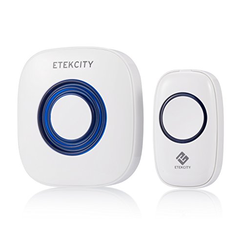 Etekcity Plug-in Wireless Doorbell Kit: 1000-feet, 52 Chimes, 4-Level Volume (White), Only	$14.99