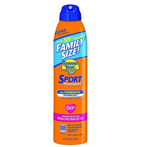 Banana Boat Sunscreen Ultra Mist Sport Performance Broad Spectrum Sun Care Sunscreen Spray - SPF 50, 9.5 Ounce, Only$5.06, free shipping after using SS