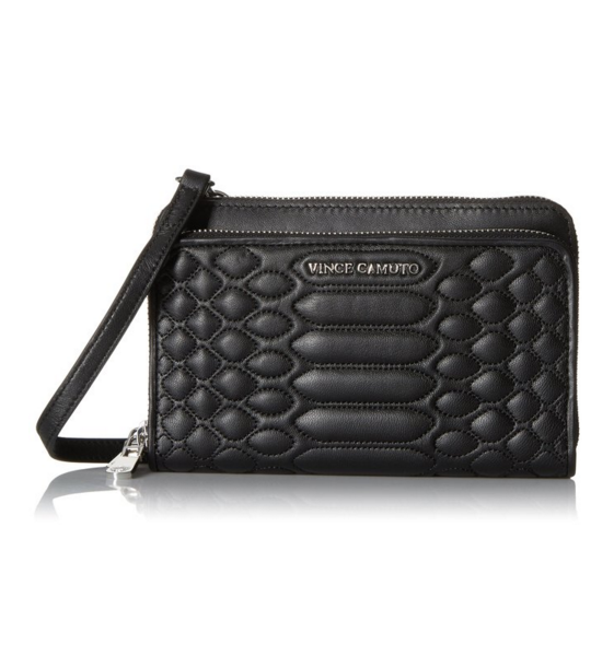 Vince Camuto Mimi Quilted Convertible Cross Body Bag, Nero Snake Q, One Size, Only $47.58, You Save $100.42(68%)