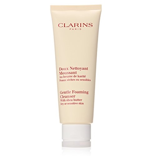 Clarins Gentle Foaming Cleanser with Shea Butter for Unisex, Dry/Sensitive Skin, 4.4 Ounce, Only $15.95