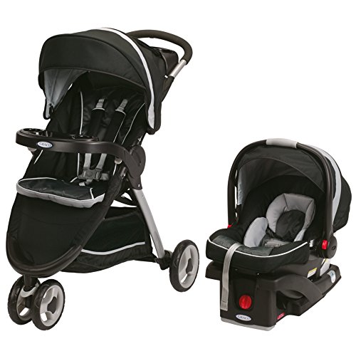 2015 Graco Fastaction Fold Sport Click Connect Travel System, Gotham, Only $146.04, free shipping