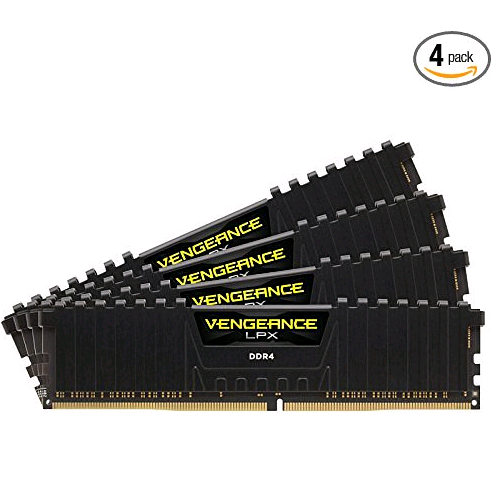 Corsair Vengeance LPX 32GB (4 x 8GB) DDR4 DRAM 2666MHz (PC4-21300) C16 memory kit for DDR4 Systems $127.99 FREE Shipping