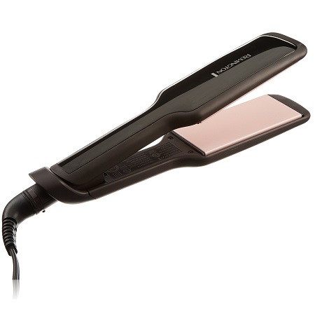 Remington S9520 Salon Collection Ceramic Hair Straightener with Pearl Infused Wide Plates, 2-Inch, Black, Only $22.65