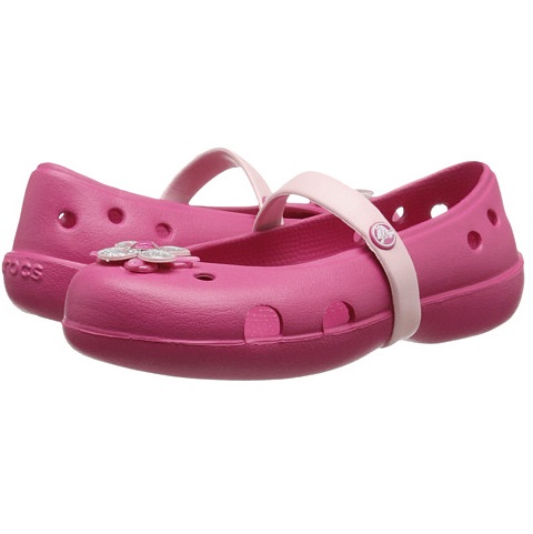 6PM：Crocs Kids Keeley Springtime Flat PS小公主洞洞鞋，原價 $30.00，現僅售$17.99。購買2件或以上商品或購滿$50免運費