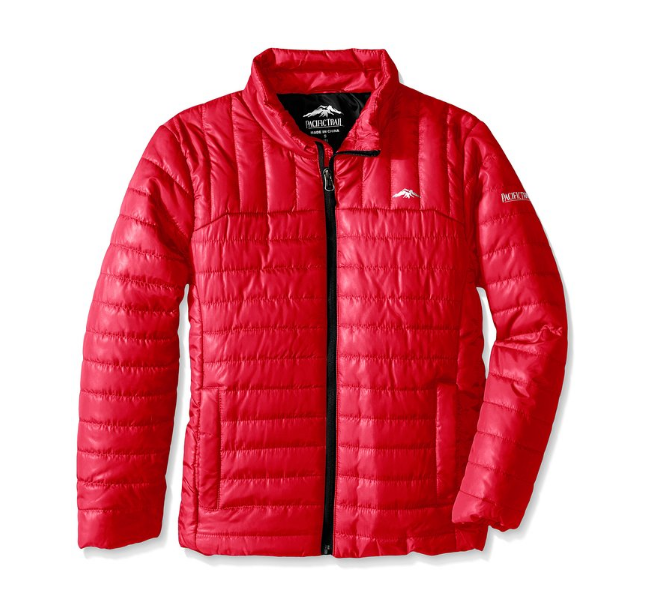 Pacific Trail Little Boys' Micro Puffer Coat, Red, 14/16, Only $11.20, You Save (%)