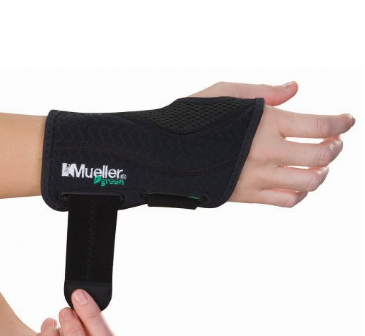 Mueller Fitted Right Wrist, Black, Small/medium, Only $10.43