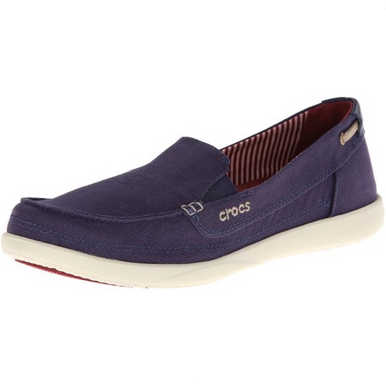 crocs Women's Walu Canvas Loafer $24.98 FREE Shipping on orders over $49