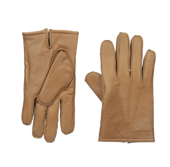 BOSS Hugo Boss Men's Haindt1 Leather Glove, Tan, Large, Only $29.17, You Save (%)