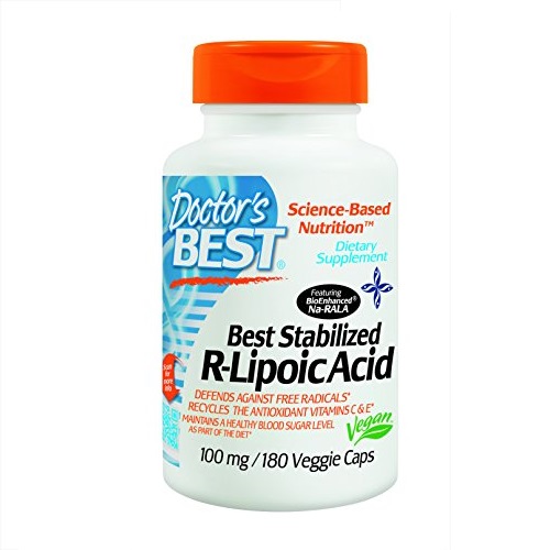 Doctor's Best Stabilized R-lipoic Acid, 180-Count, Only $38.85, free shipping