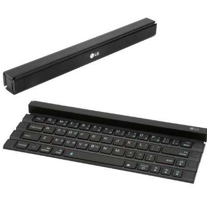 LG Electronics Portable & Wireless Keyboard for Bluetooth Enabled Devices - Retail Packaging - Black, Only $59.99, You Save $60.00(50%)