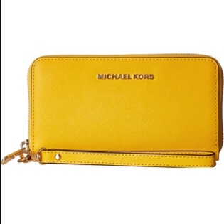 MICHAEL Michael Kors 女士真皮手拿包/錢包  特價僅售$64.99