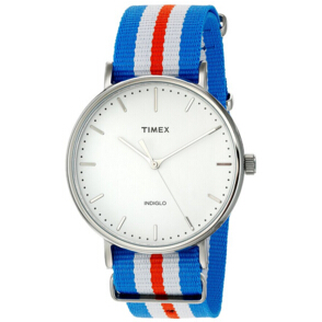 Timex 'Weekender Fairfield' Quartz Brass and Nylon Casual Watch, Color:White (Model: TW2P911009J)  $33.57