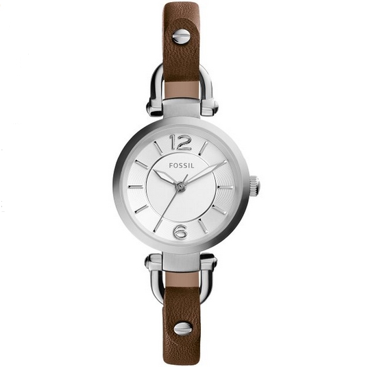 Fossil Georgia女款時裝腕錶 僅售$56.98，免運費