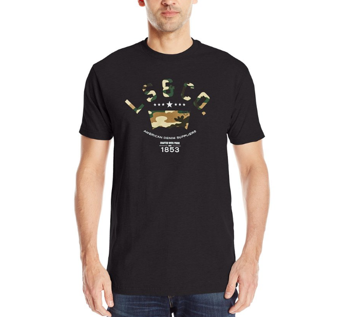 四色可選！大降！Levi's 李維斯 General Graphic男款短袖T恤，現僅售$8.99