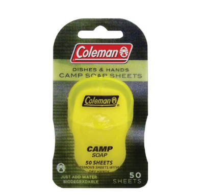 Coleman Camp 洗手清洁纸巾，50片装，仅售$2.00